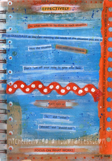 Effectively-Mixed Media Art Journal by Michelle Morgan